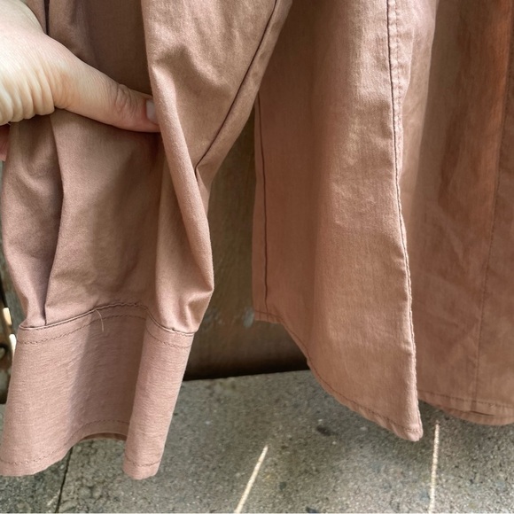 H2H Men's Brown Fitted Long Sleeve Button Down Size Large - Picture 4 of 11